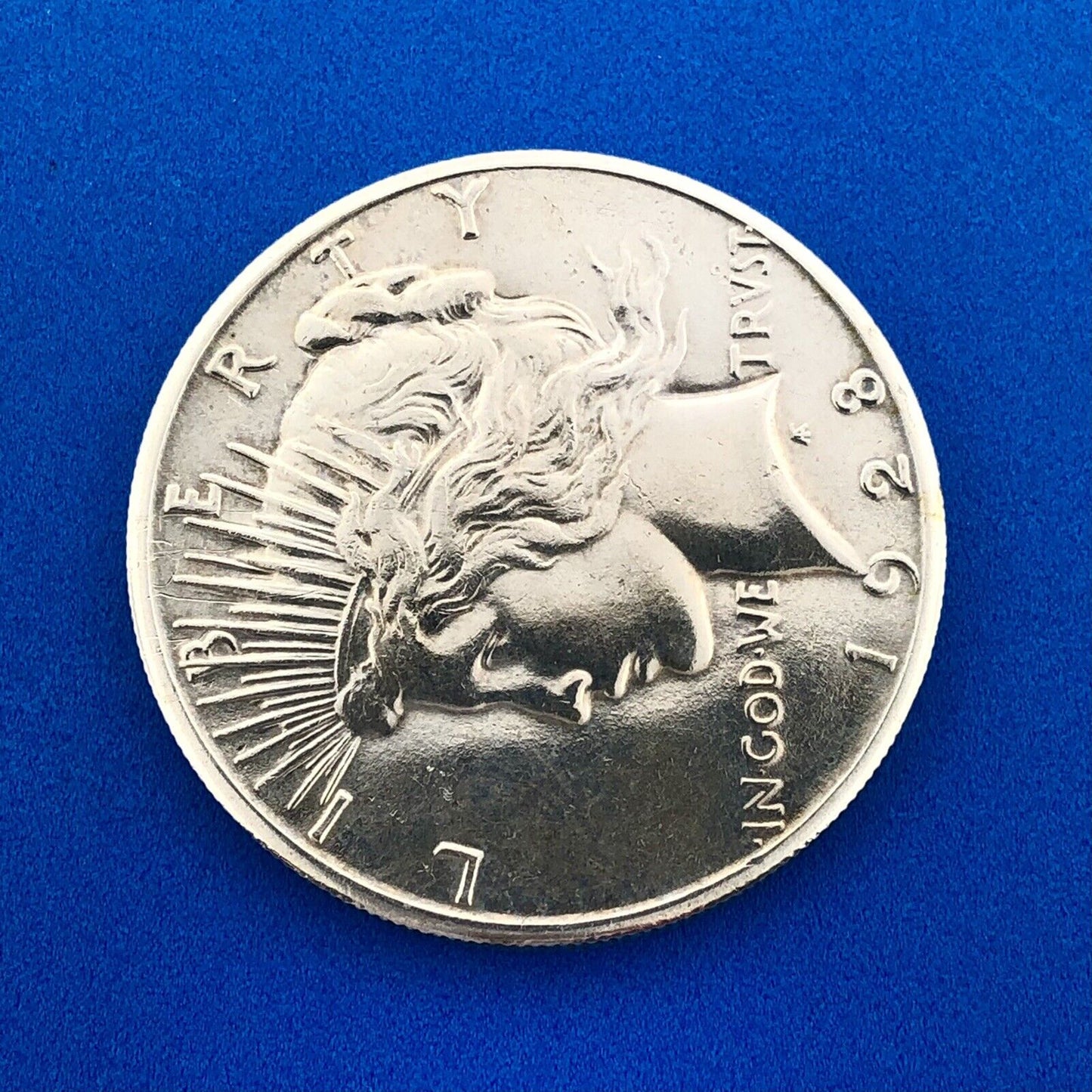 1928 P Silver Peace Dollar Key Better Scarce Philadelphia Mint Coin BU Details