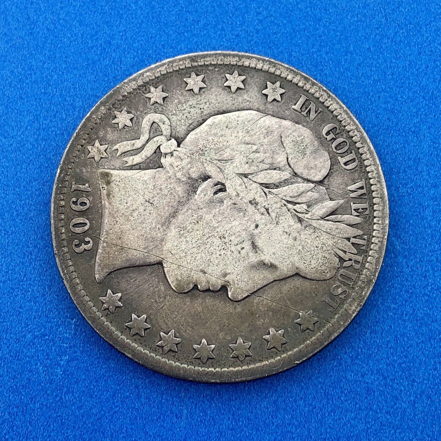 1903 S Silver Barber Half Dollar Better Key Date San Francisco Coin Rare Scarce