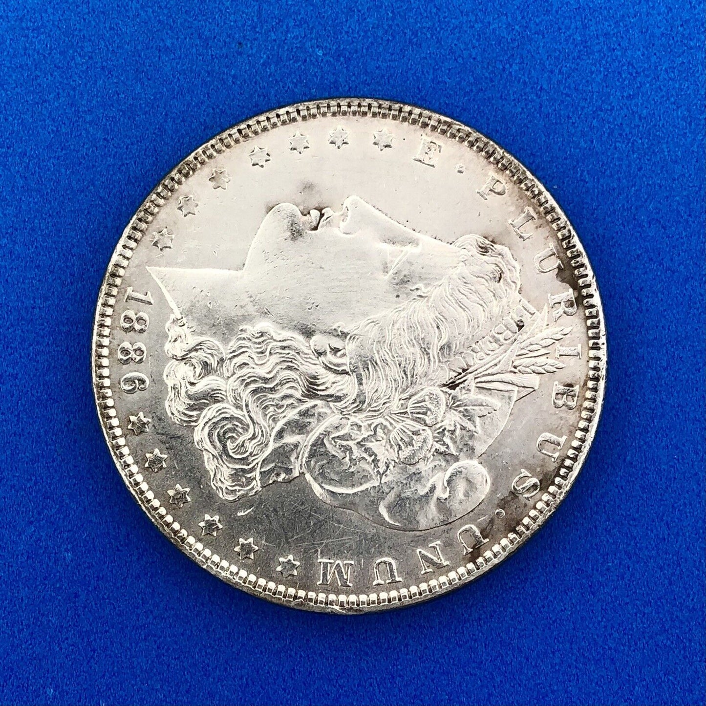 1886 P Morgan Silver Dollar Better Rare Key Philadelphia Mint Coin BU Details