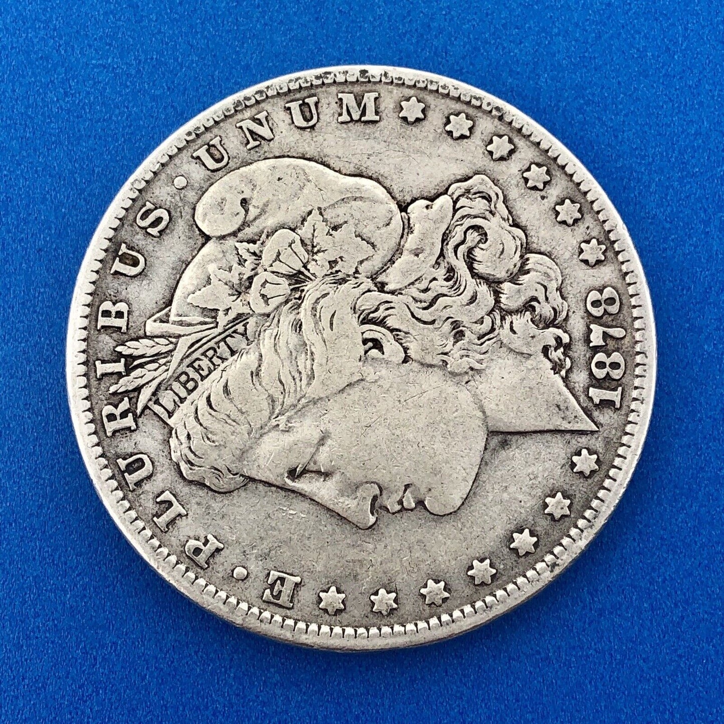 1878 7 TF Morgan Silver Dollar $1 First Year Philadelphia VAM 228B Slashed O