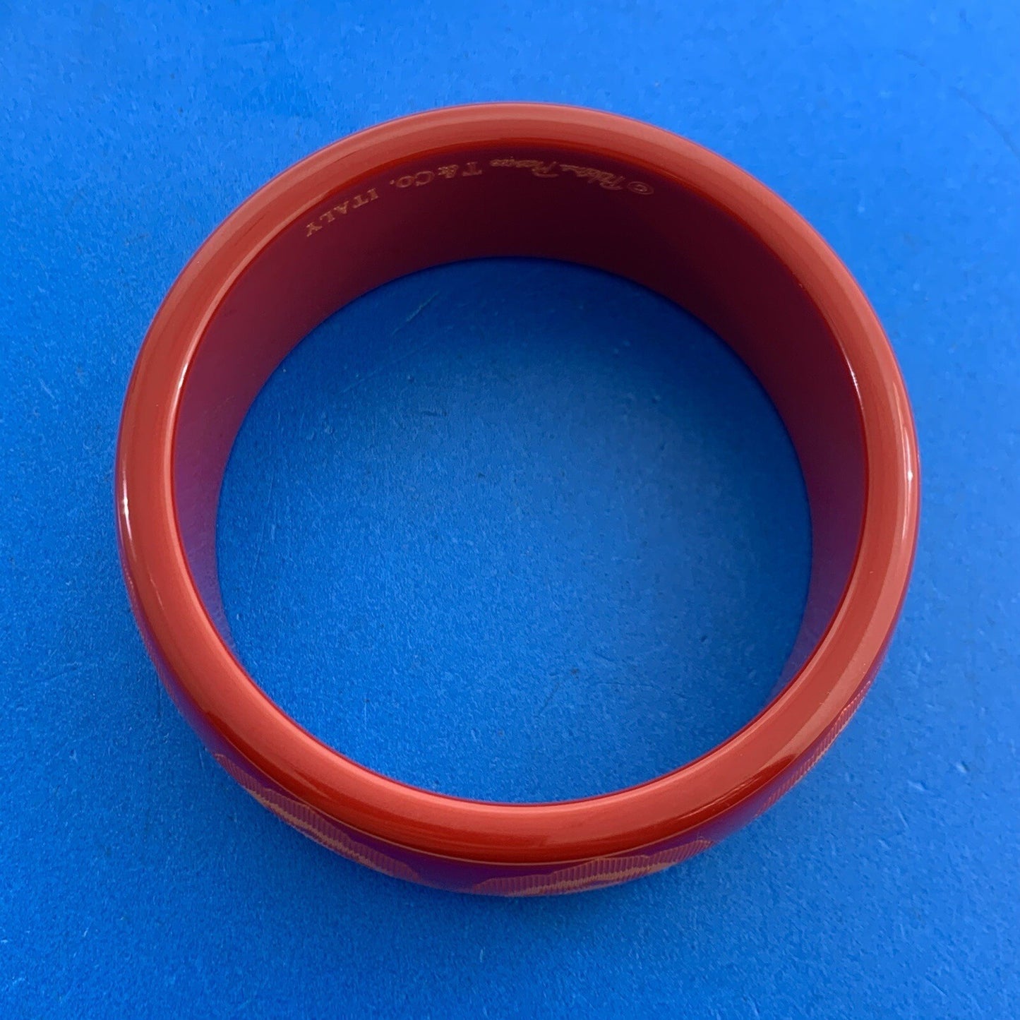 Tiffany & Co. Paloma Picasso Red Lacquer Bangle Bracelet