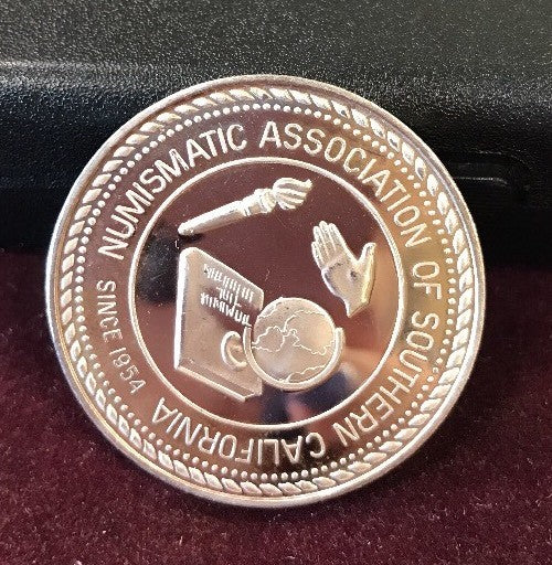 1987 Numismatic Association of Southern California Women in Numismatics .999 Rnd