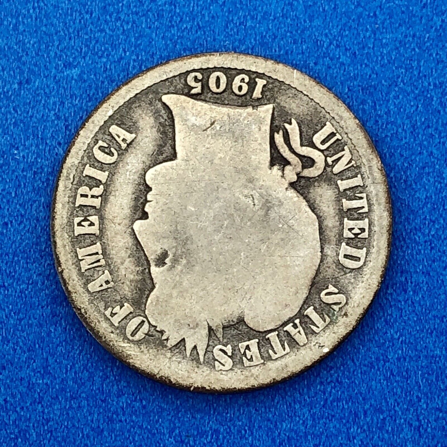1905 O Silver Barber Dime 10c Better Scarce Key Rare New Orleans Mint Coin