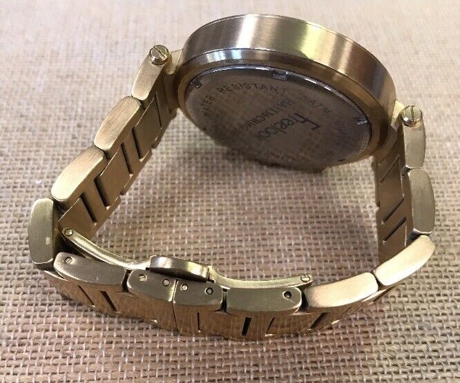 Unisex Gold-Toned Stainless Steel Freelook Chronograph Quartz Watch HA1136CHMG