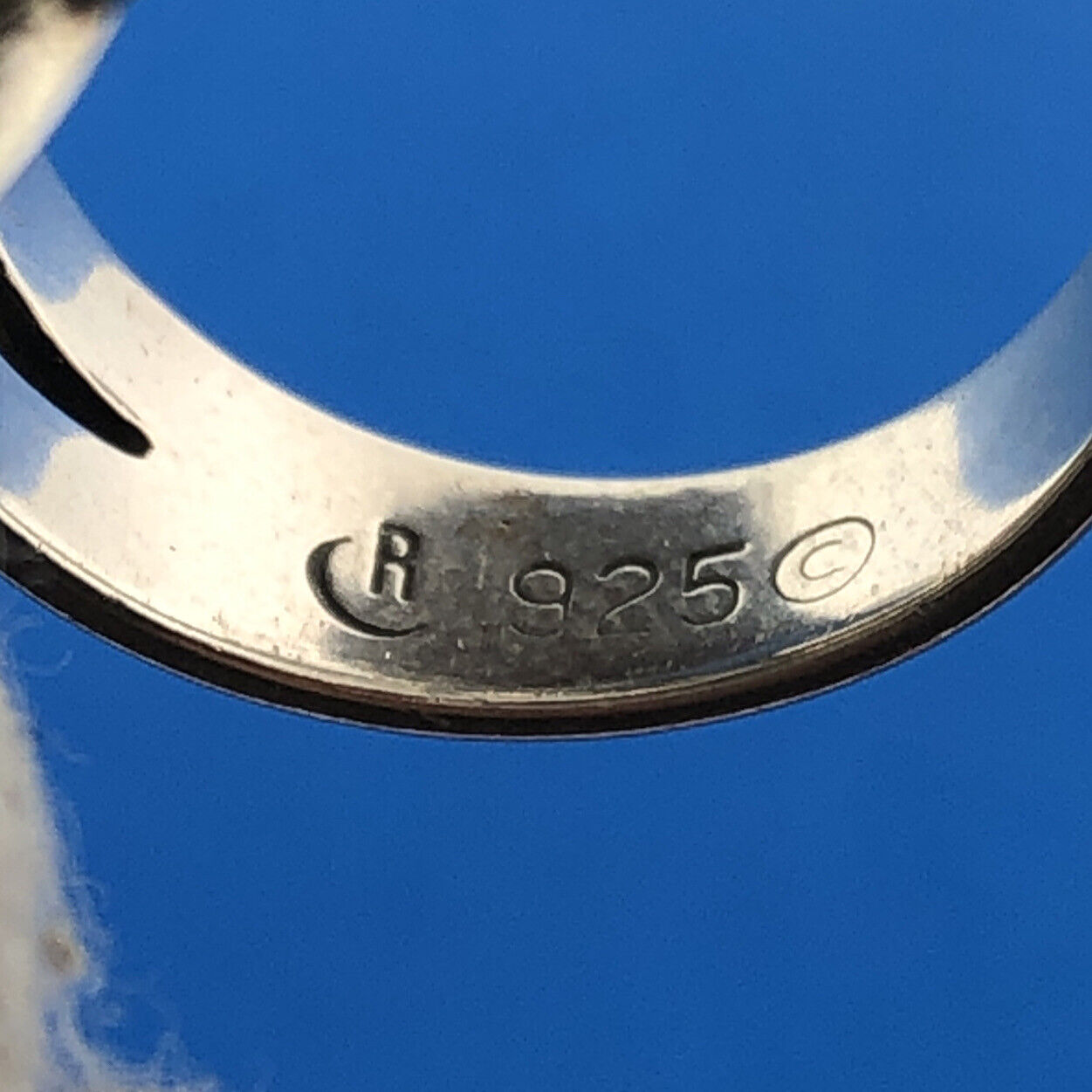 Carolyn Pollack Relios R Moon Sterling Silver Sleeping Beauty Turquoise Ring