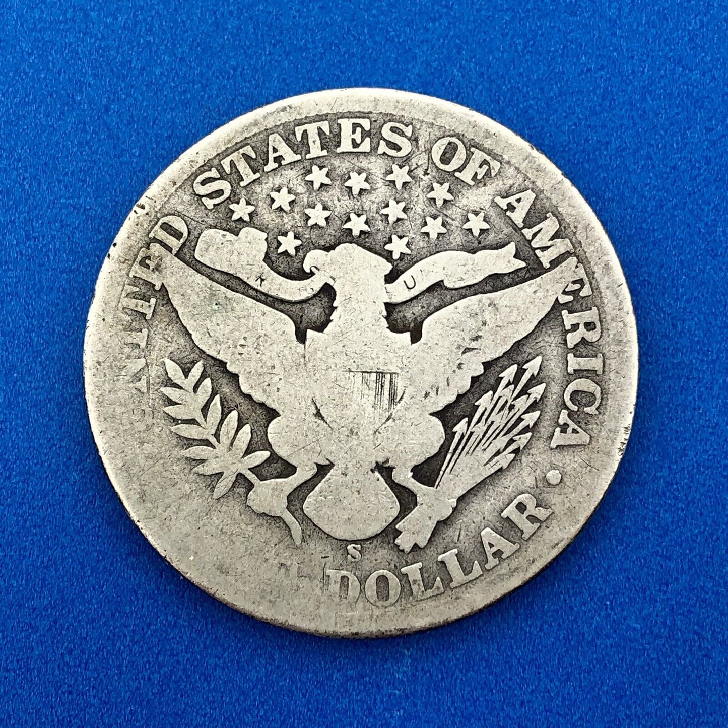 1907 S Silver Barber Half Dollar Better Key Date Rare Scarce San Francisco Coin