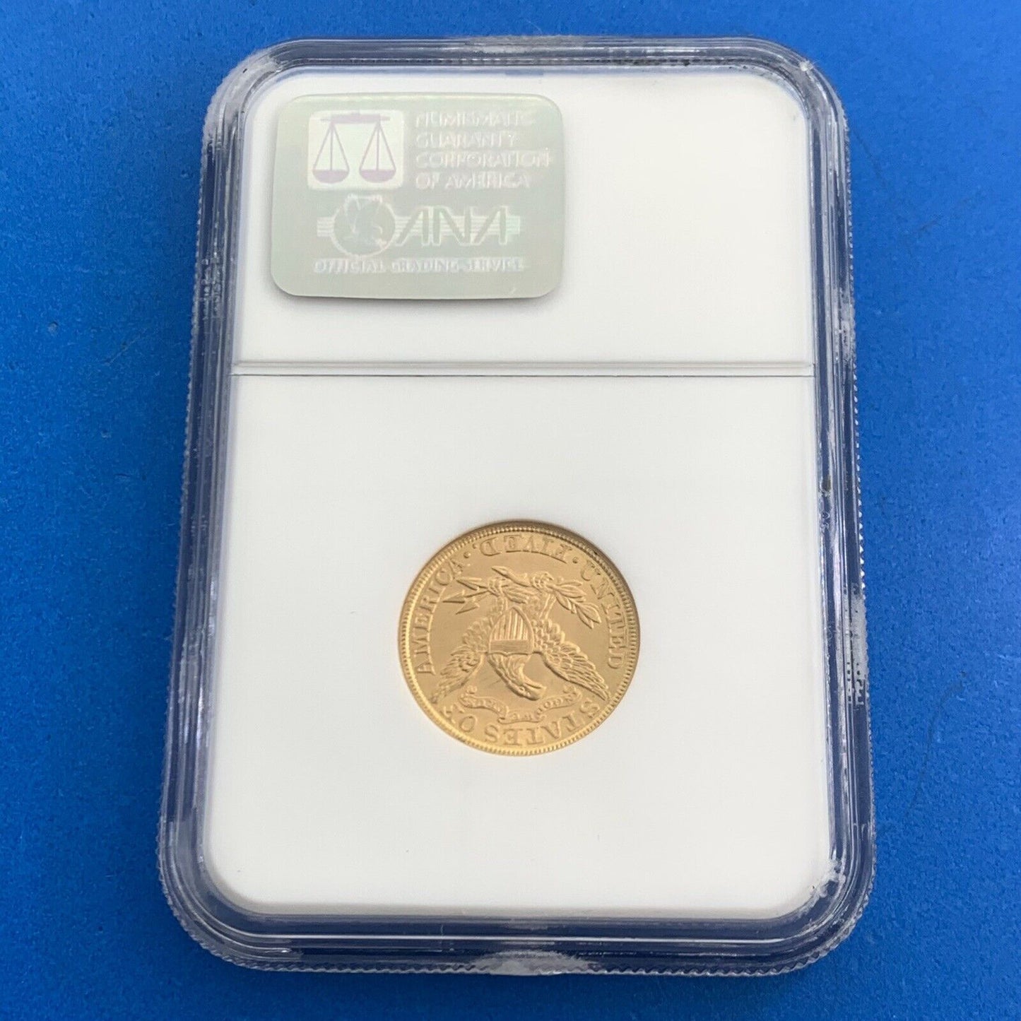 1901 $5 Five Dollar Coronet Head 90% Gold Half Eagle NGC MS63 Graded US Coin