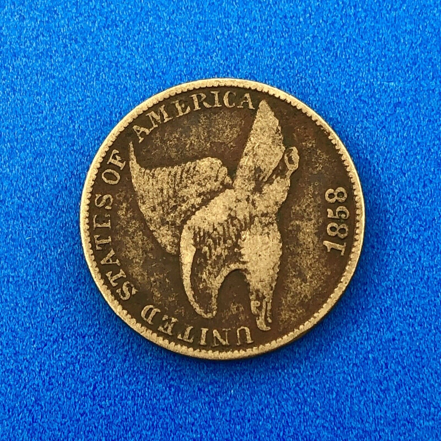 1858 P Flying Eagle Copper Nickel One Cent Penny 3 Year Type Philadelphia Coin