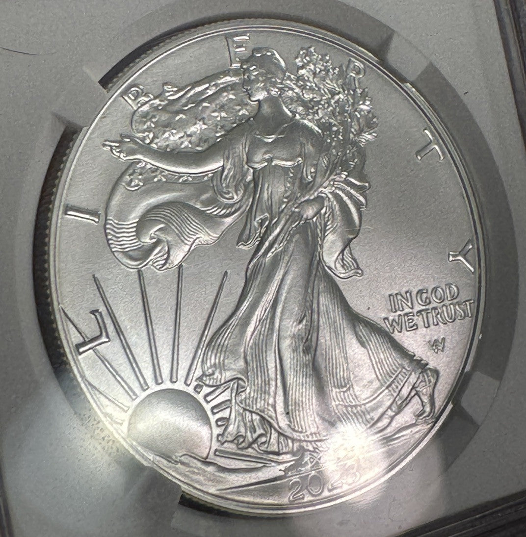 2023 American Silver Eagle U.S. Invention Series Vacuum 1 Oz NGC MS70