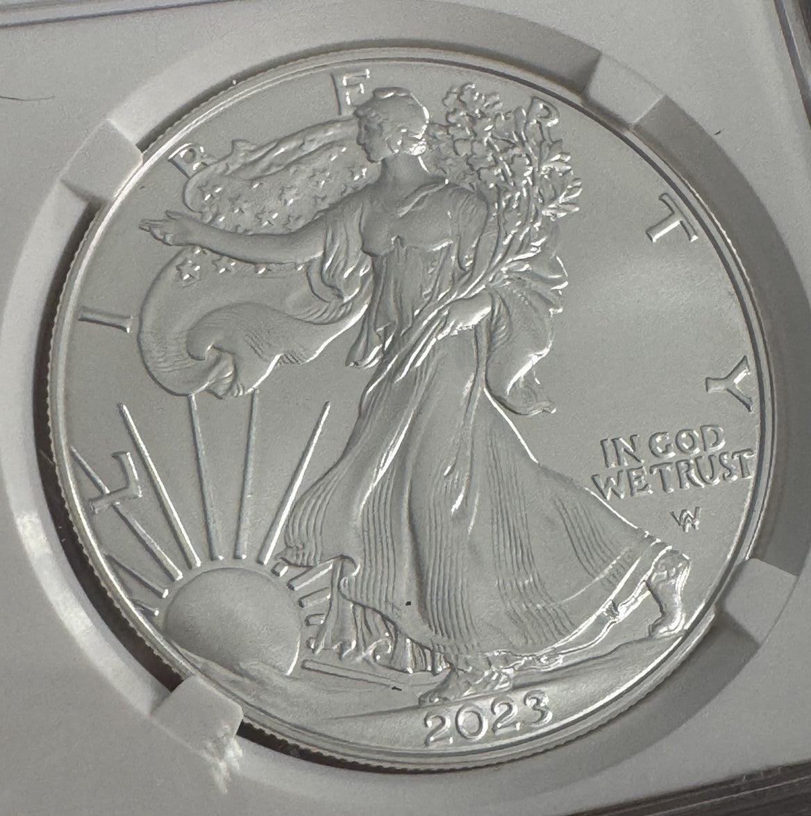 2023 American Silver Eagle U.S. Invention Series Vacuum 1 Oz NGC MS70