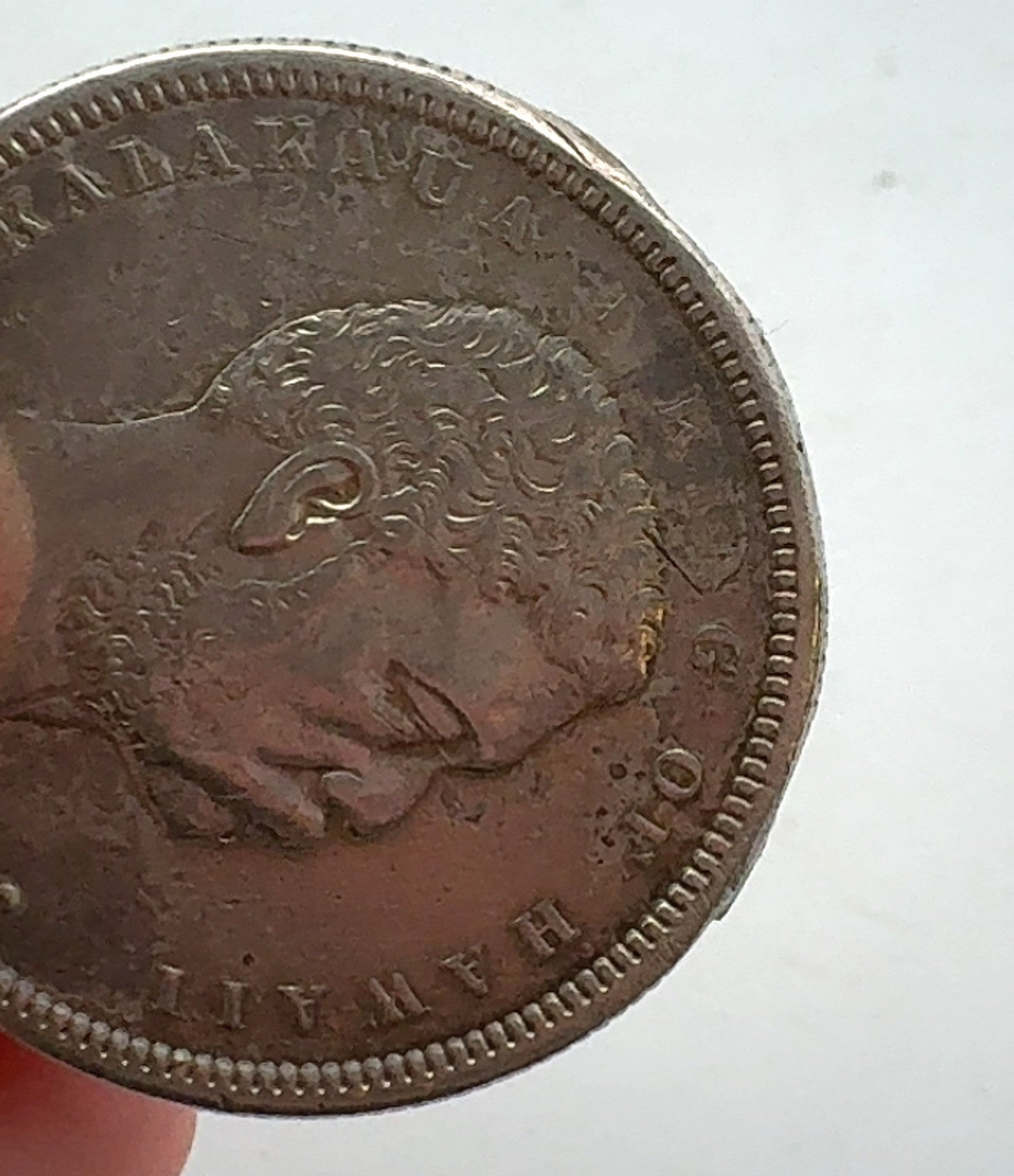 1883 P Kalakaua 1 Original Kingdom of Hawaii 50 Cent Half Dollar Coin