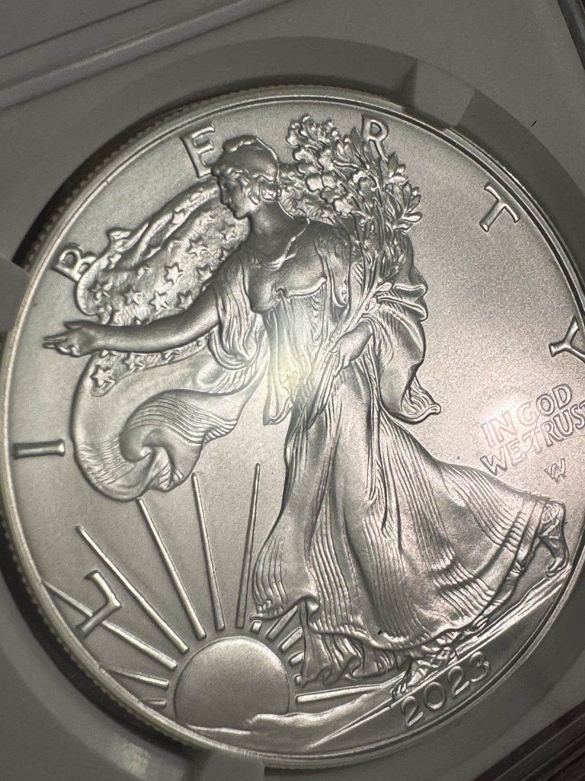 2023 American Silver Eagle U.S. Invention Series Vacuum 1 Oz NGC MS70