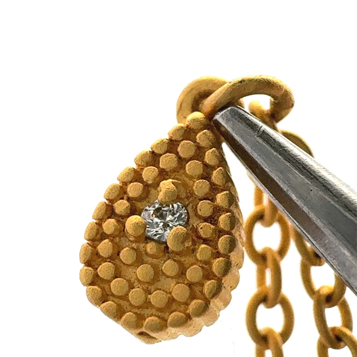 Freida Rothman 14K Gld Plt 925 Sterling Silver Cubic Zirconia Station Necklace