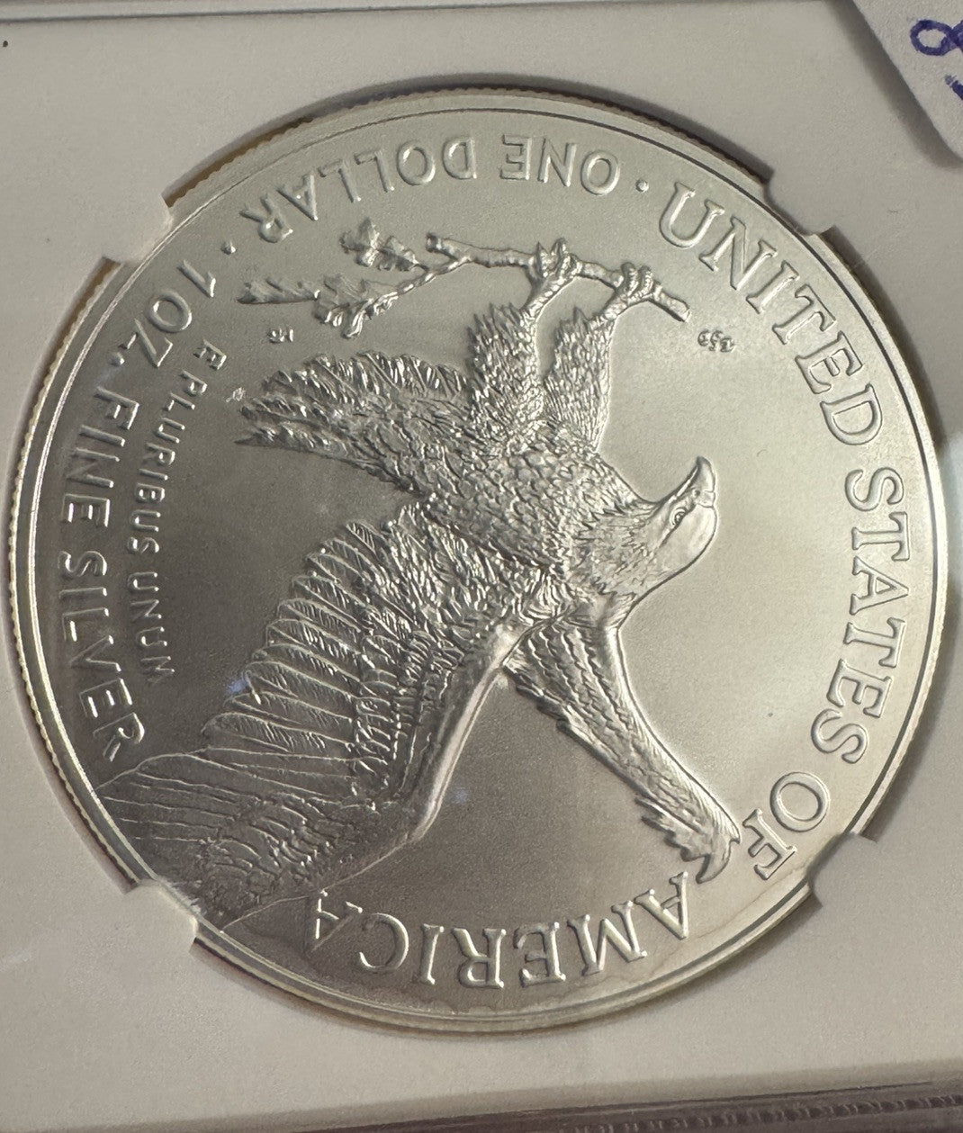 2023 American Silver Eagle U.S. Invention Series Satellite 1 Oz NGC MS70