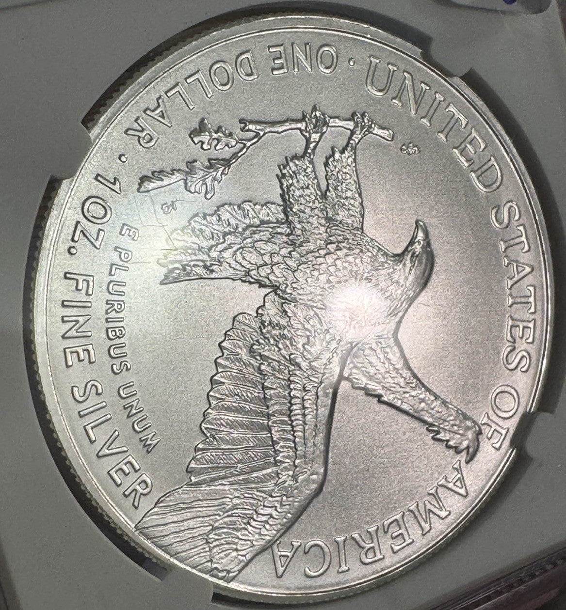 2023 American Silver Eagle U.S. Invention Series Vacuum 1 Oz NGC MS70