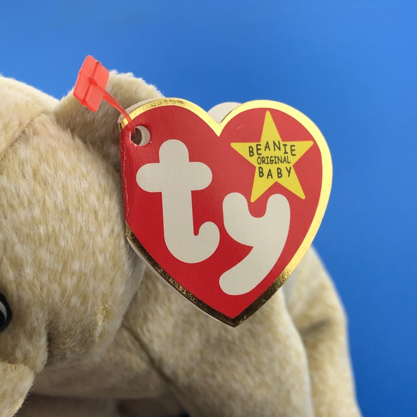 1999 TY Beanie Baby Almond The Bear DOB 04-18-1999 Rare Tag Error Mint - 4246