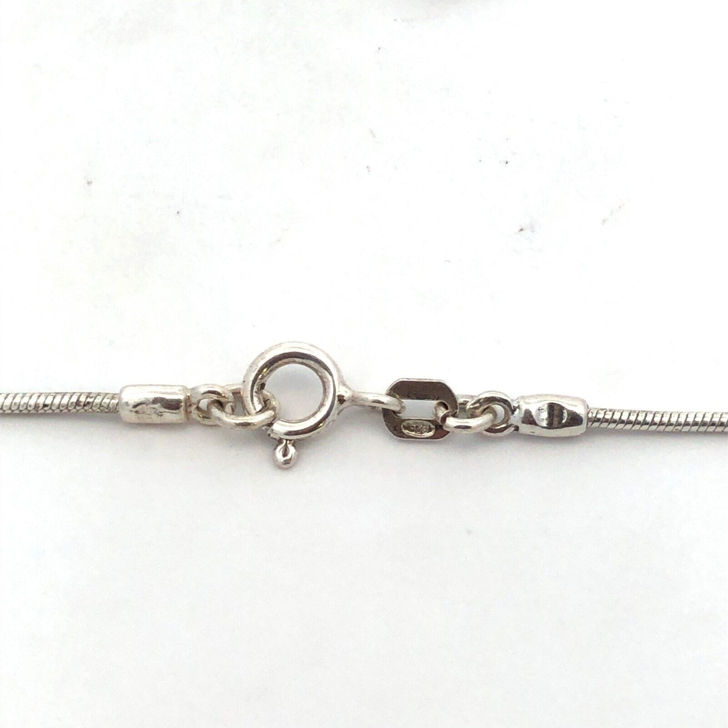 Vintage 925 Sterling Silver Oval Round Amber Cluster Modernist Pendant Necklace