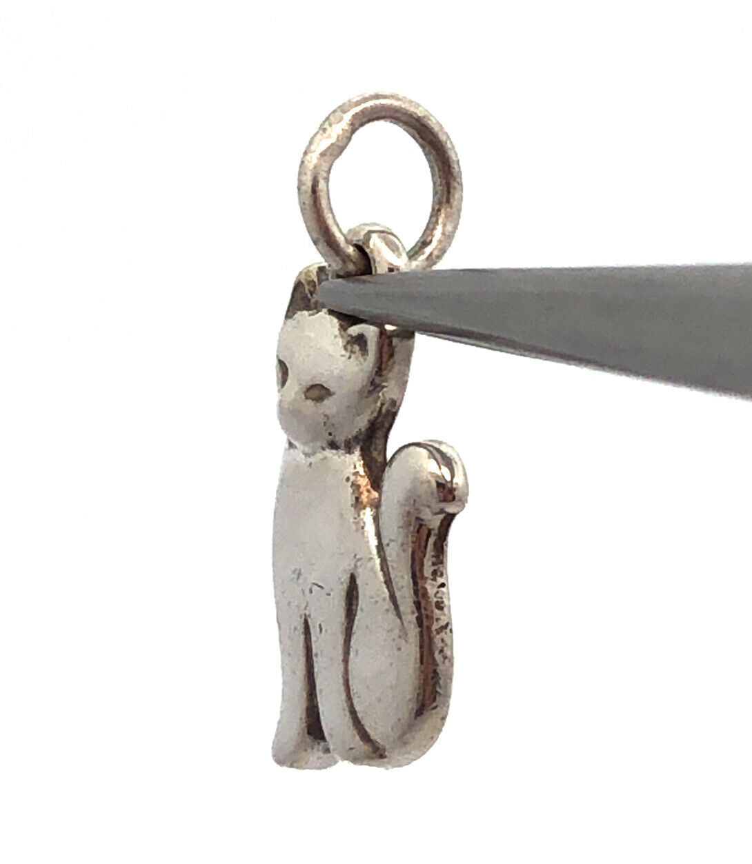 James Avery JA 925 Sterling Silver Pet Cat Charm Pendant