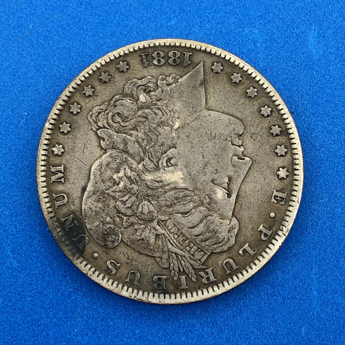 1881 P Morgan Silver Dollar $1 Better Key Rare Philadelphia Mint Coin US 90%
