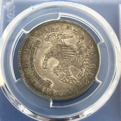 1834 Capped Bust Silver Half Dollar 50c Lettered Edge PCGS XF45 Lg Date Sm Ltrs