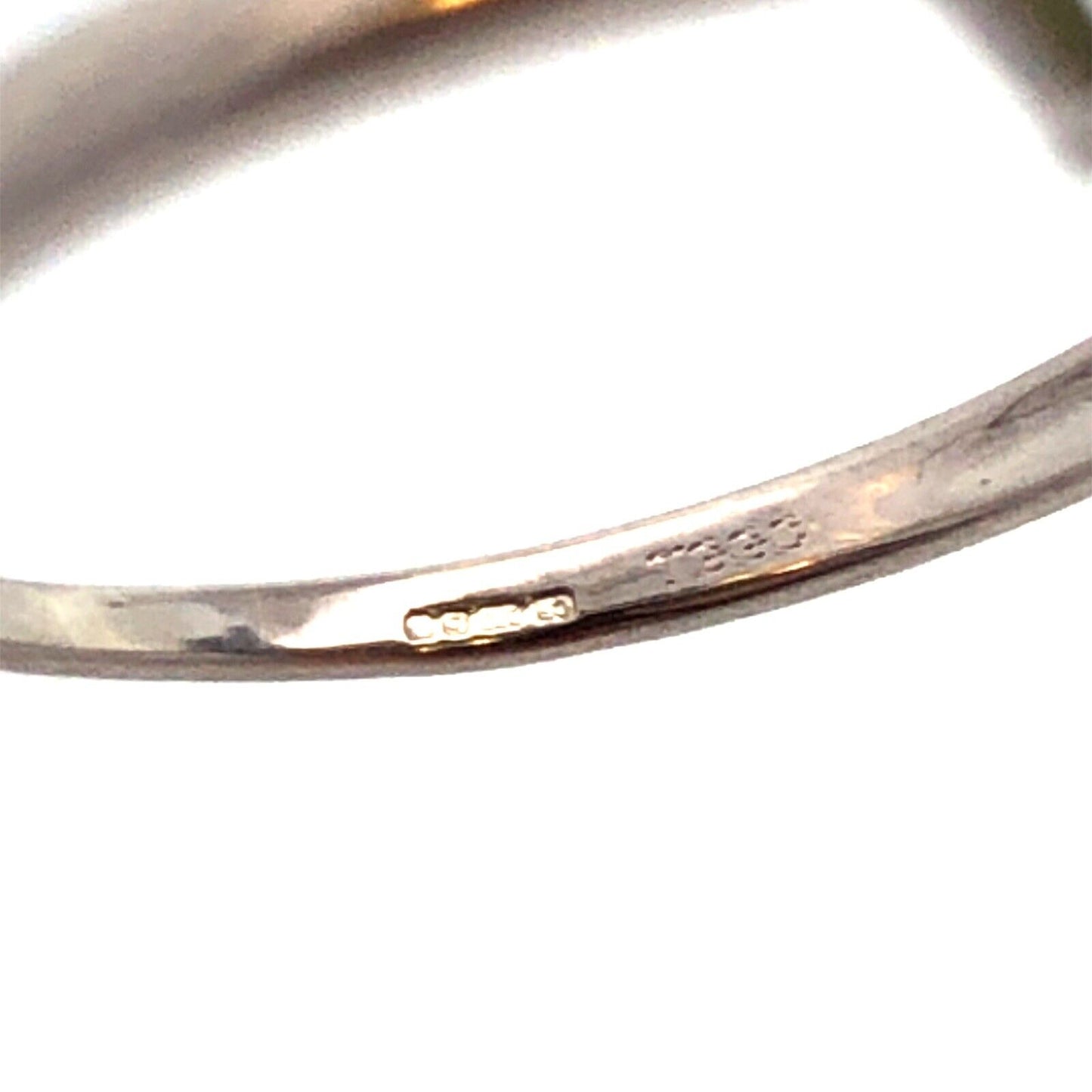 Designer TGGC 925 Sterling Silver Oval Green Tourmaline Solitaire Ring