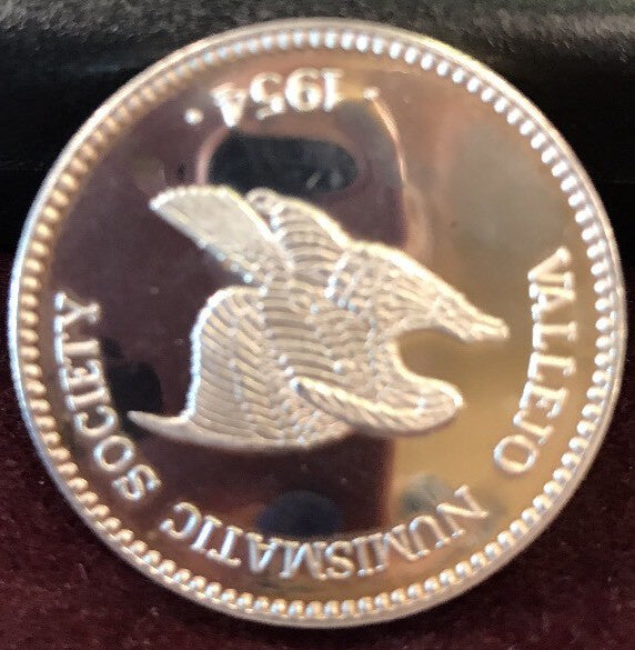 1987 Vallejo Numismatic Society 400th Meeting/60th Anniv Carquinez Bridge .999