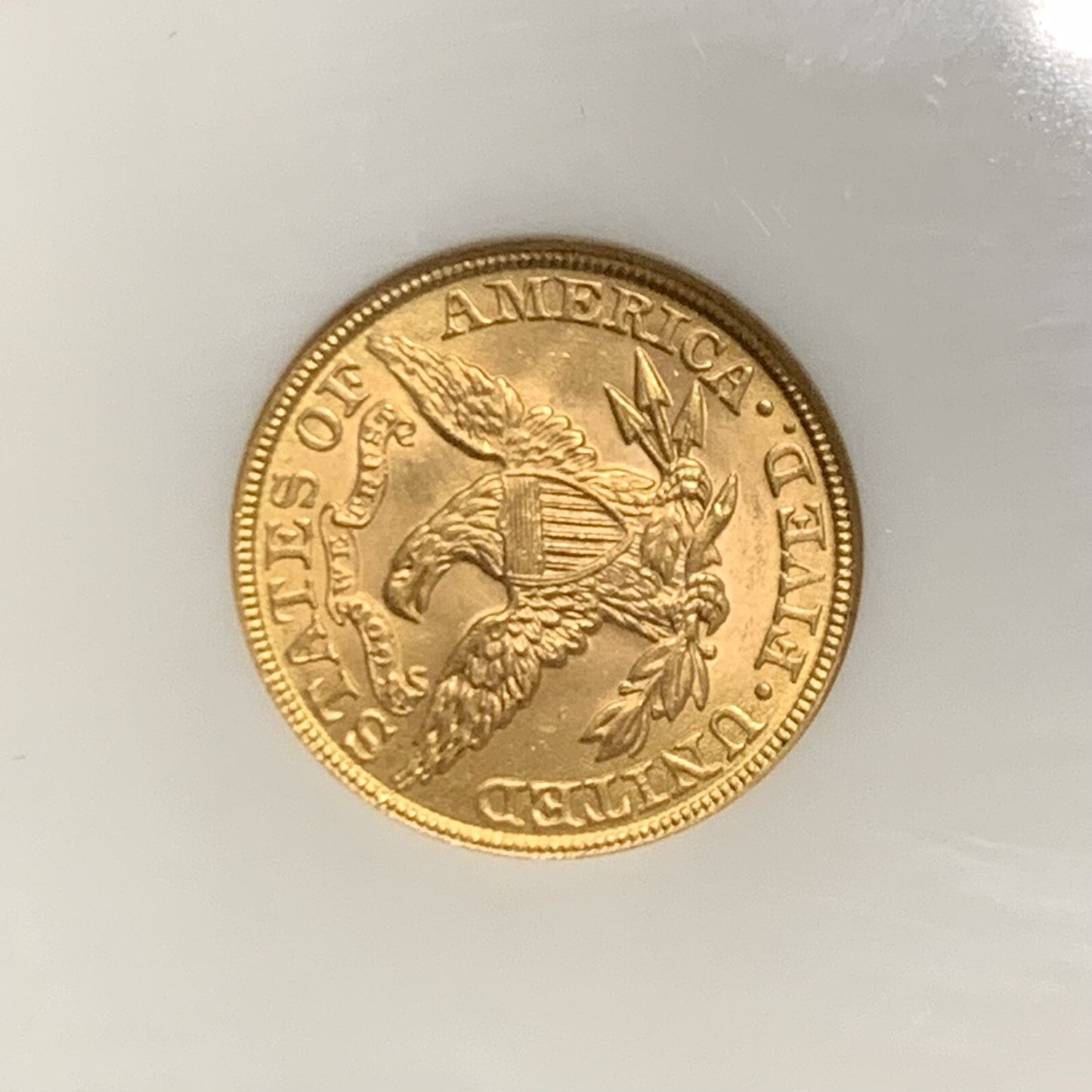 1901 $5 Five Dollar Coronet Head 90% Gold Half Eagle NGC MS63 Graded US Coin