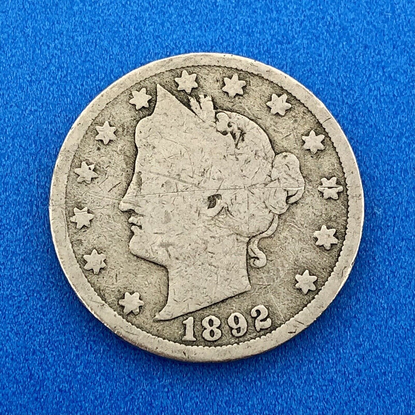 1892 95 96 98 Liberty Head Nickel Five Cents 5c Better Mixed Date Four Coin Lot