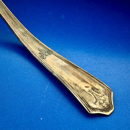 Yourex Associated Silver Seal RCCO Bouquet Plated Soup Sauce Ladle Original Box