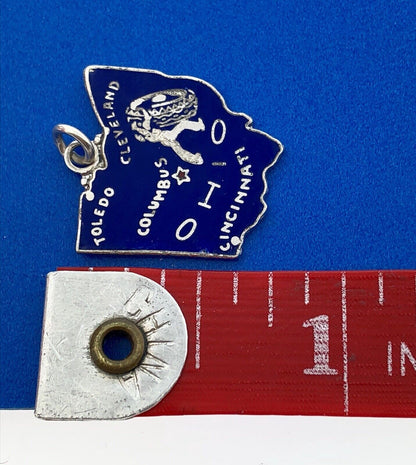 Sterling Silver State Charm - Ohio