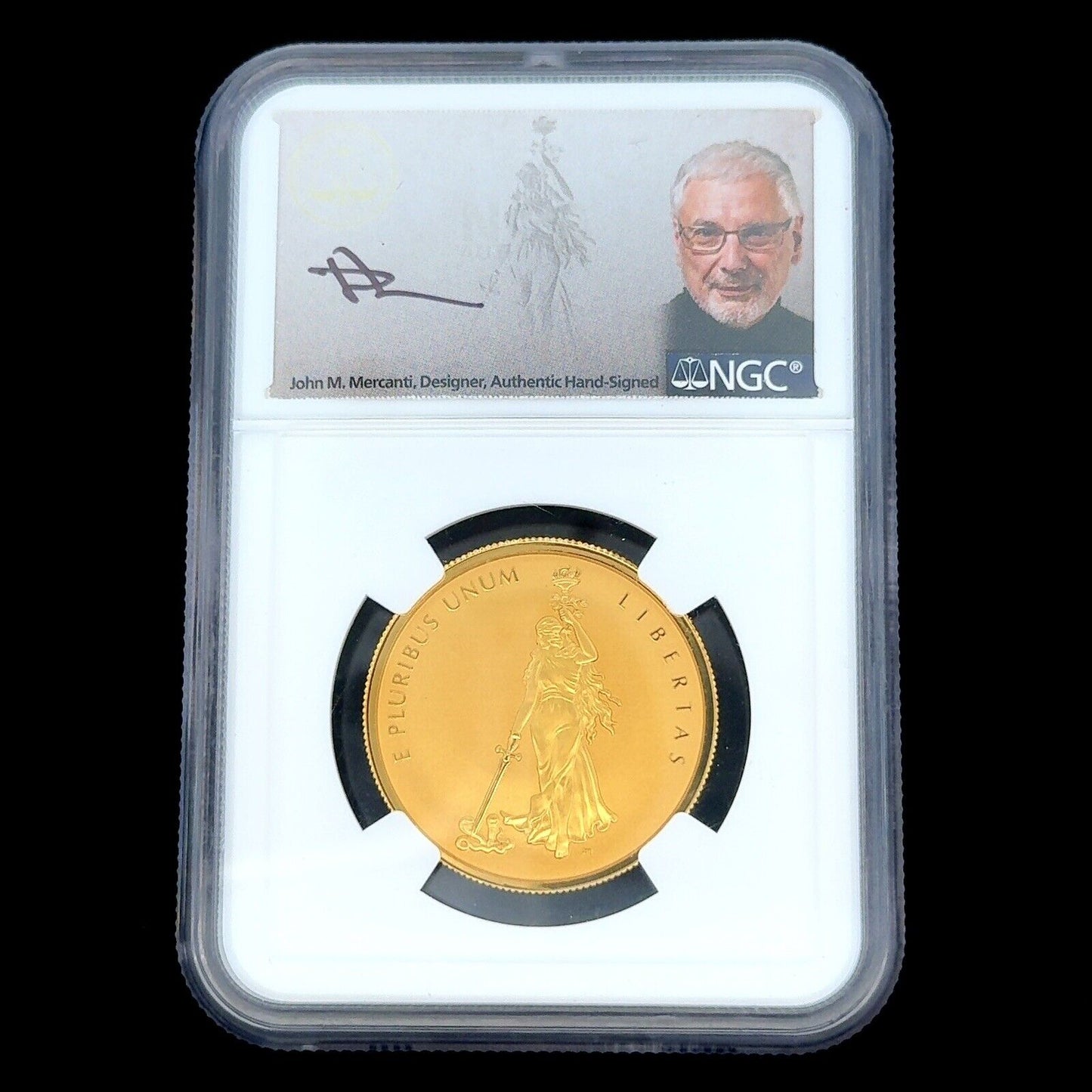 2019 1oz Canada Peace & Liberty High Relief NGC PF70 REV PF Official Gold Medal