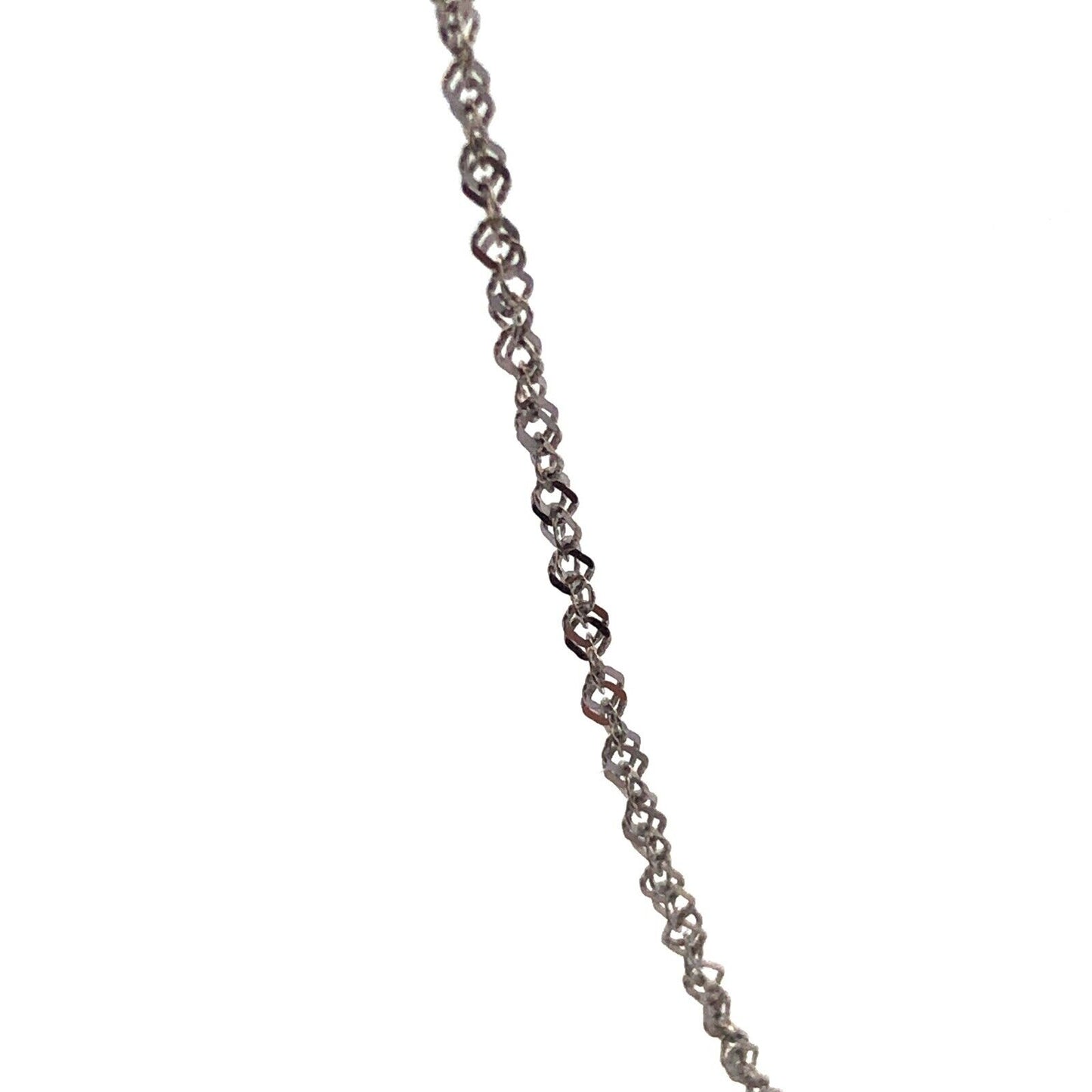 Designer RL 14K White Gold Rope 19.5-Inch 1.5-mm Chain