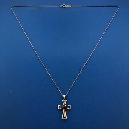 Sterling Silver 925 Amethyst Heart Cross Religious Communion February Necklace