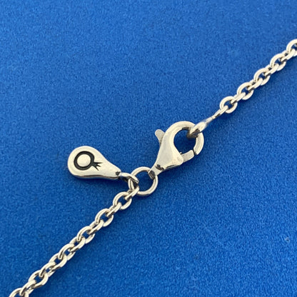 Authentic PANDORA  ALE Sterling Silver Cubic Zirconia Sparkling Heart Necklace