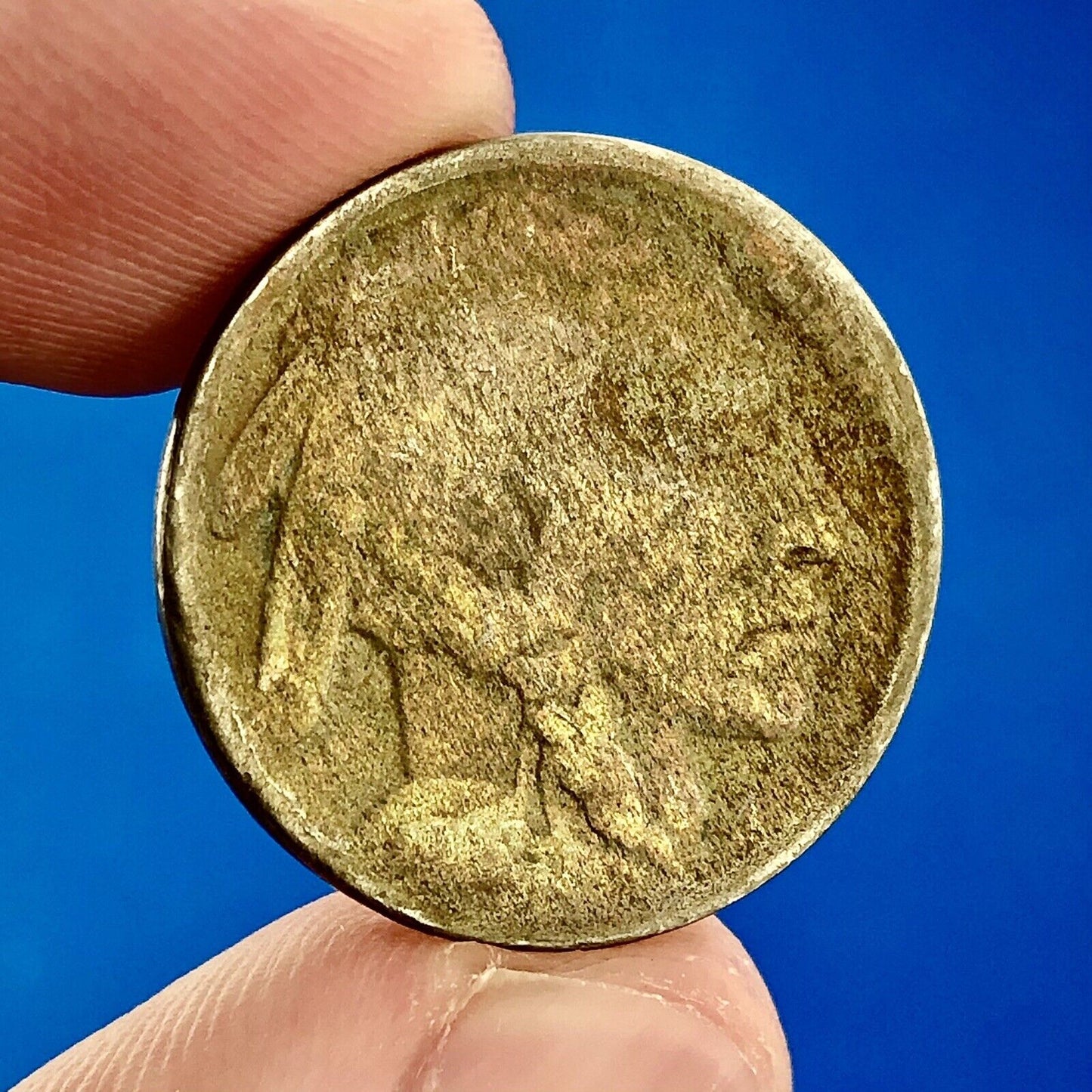 1918 D Indian Head Buffalo Nickel Better Key Scarce Denver Mint Coin