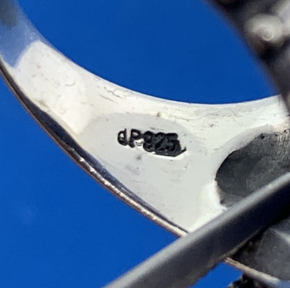 Designer Doug Paulus Sterling Silver 925 Lapis Lazuli Statement Cocktail Ring