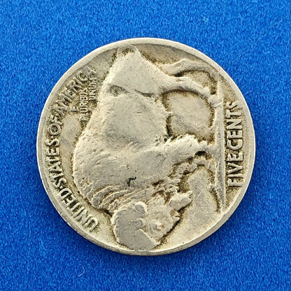 1918 P Indian Head Buffalo Nickel Better Key Scarce Philadelphia Mint Coin