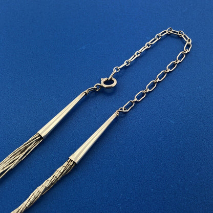 Carolyn Pollack Relios Sterling Silver 925 Liquid Silver Ten Strand Necklace