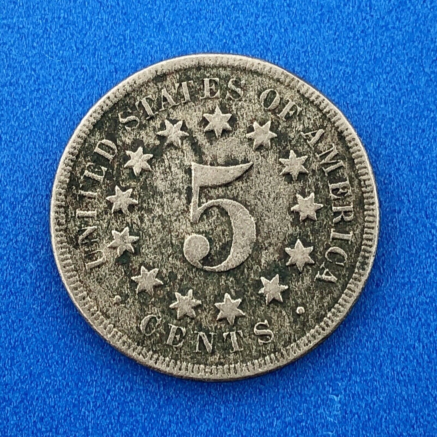 1869 P Shield Nickel Variety 2 Scarce Rare Better Key Philadelphia Mint Coin