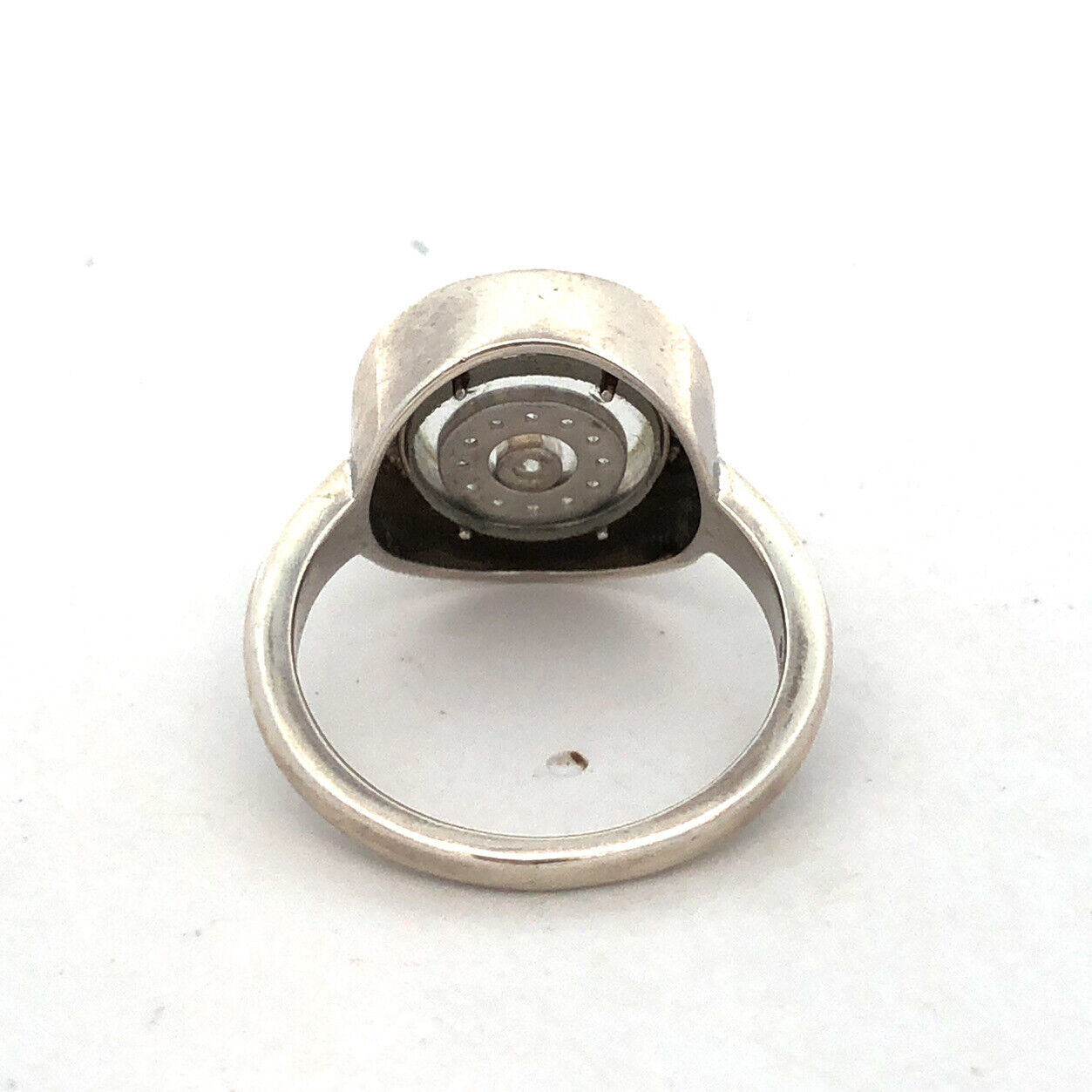 Designer STS 925 Sterling Silver Round Cubic Zirconia CZ Infinity Size 8 Ring