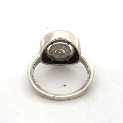 Designer STS 925 Sterling Silver Round Cubic Zirconia CZ Infinity Size 8 Ring