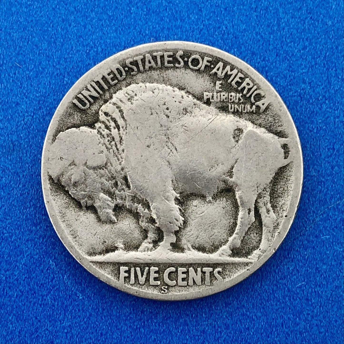 1921 P Indian Head Buffalo Nickel 5c Mixed Date Mint Mark Four Coin Lot