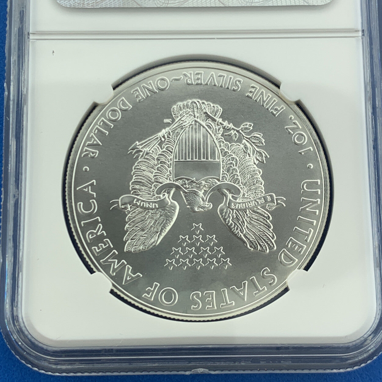 2013 W American Silver Eagle 999 Fine 1 Oz Silver NGC MS69 Early Release White