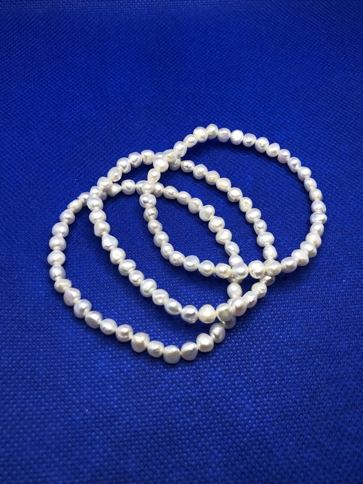 Honora Freshwater Collection Lot Of Six Stretch Bracelets In Pouch