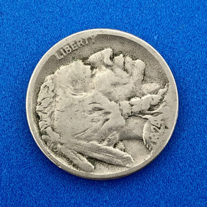 1924 S Indian Head Buffalo Nickel Better Key Scarce San Francisco Mint Coin