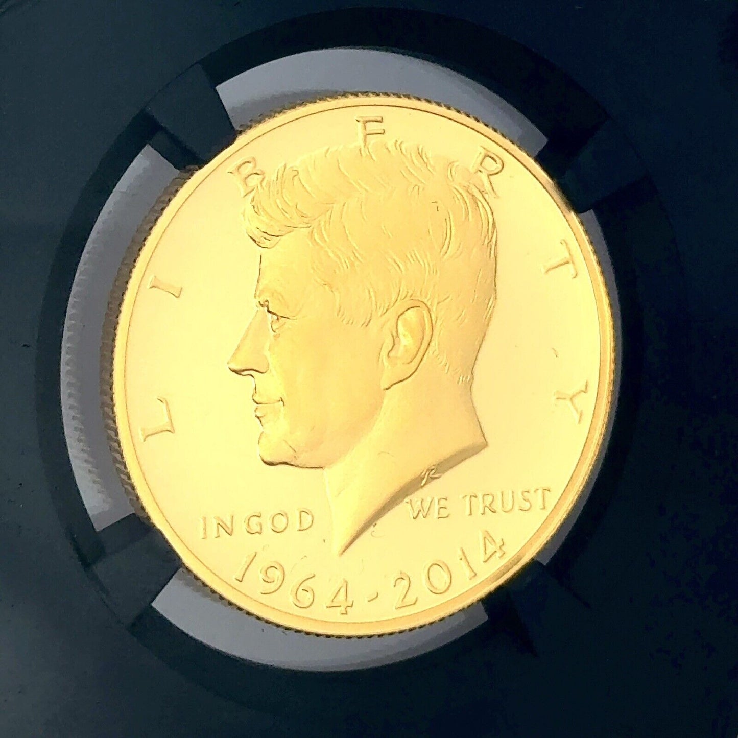 2014-W Kennedy 50th Anniversary 3/4 oz. Gold Proof NGC PF 69 Ultra Cameo UCAM