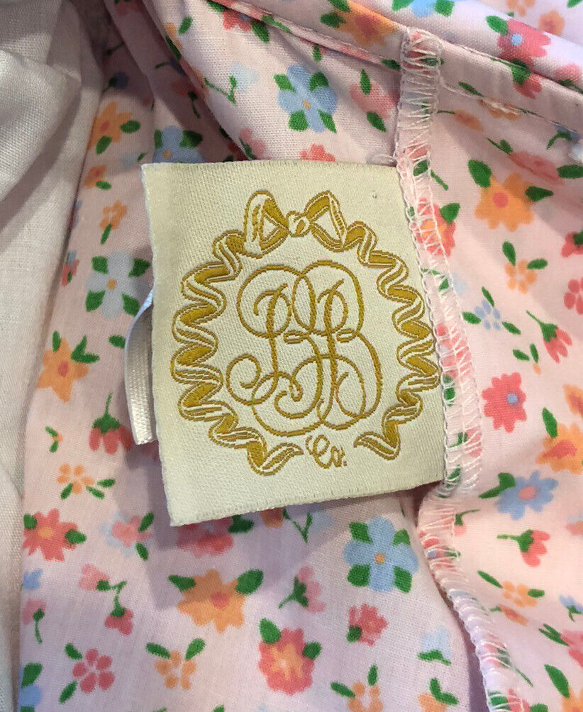 The Beaufort Bonnet Company Girls Size 7 Pink Floral Ruched Dress