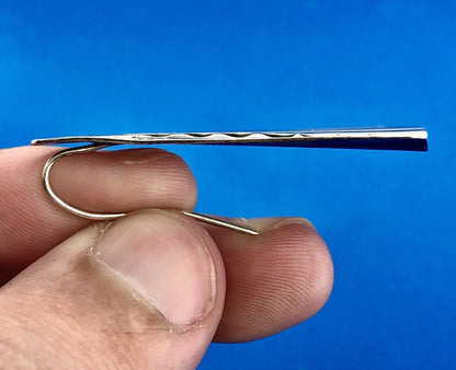 Vintage Taxco TA 115 Sterling Silver Modernist Trapezoid Statement Earrings