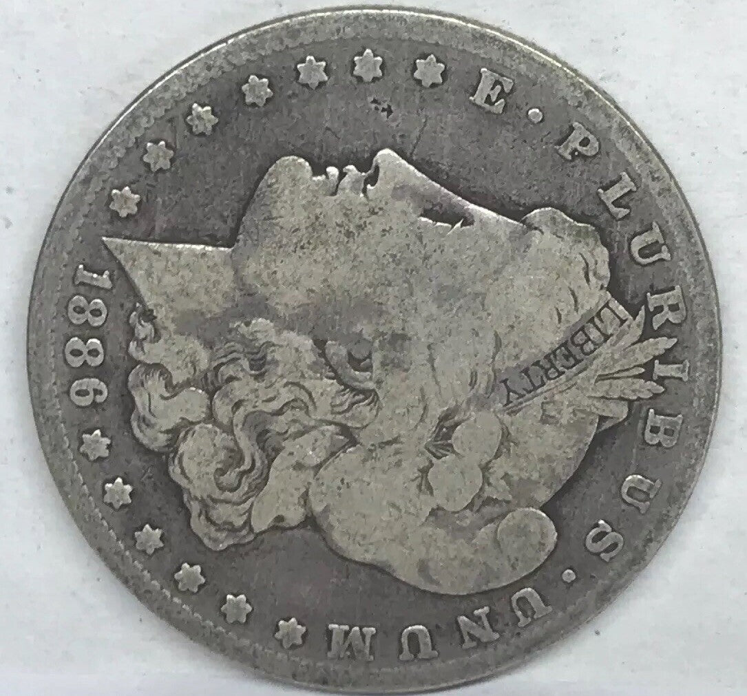 1886 O Morgan Silver Dollar Better Semi Key Date New Orleans Mint Coin #1