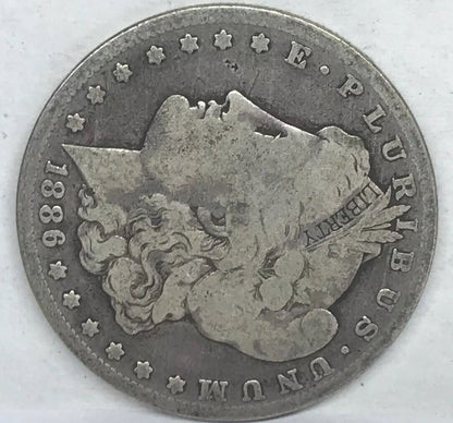 1886 O Morgan Silver Dollar Better Semi Key Date New Orleans Mint Coin #1